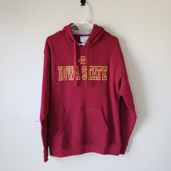 Champion Iowa State Cyclones NCAA Hoodie Sweatshirt Men's Size Medium Red NWT - Picture 1 of 13
